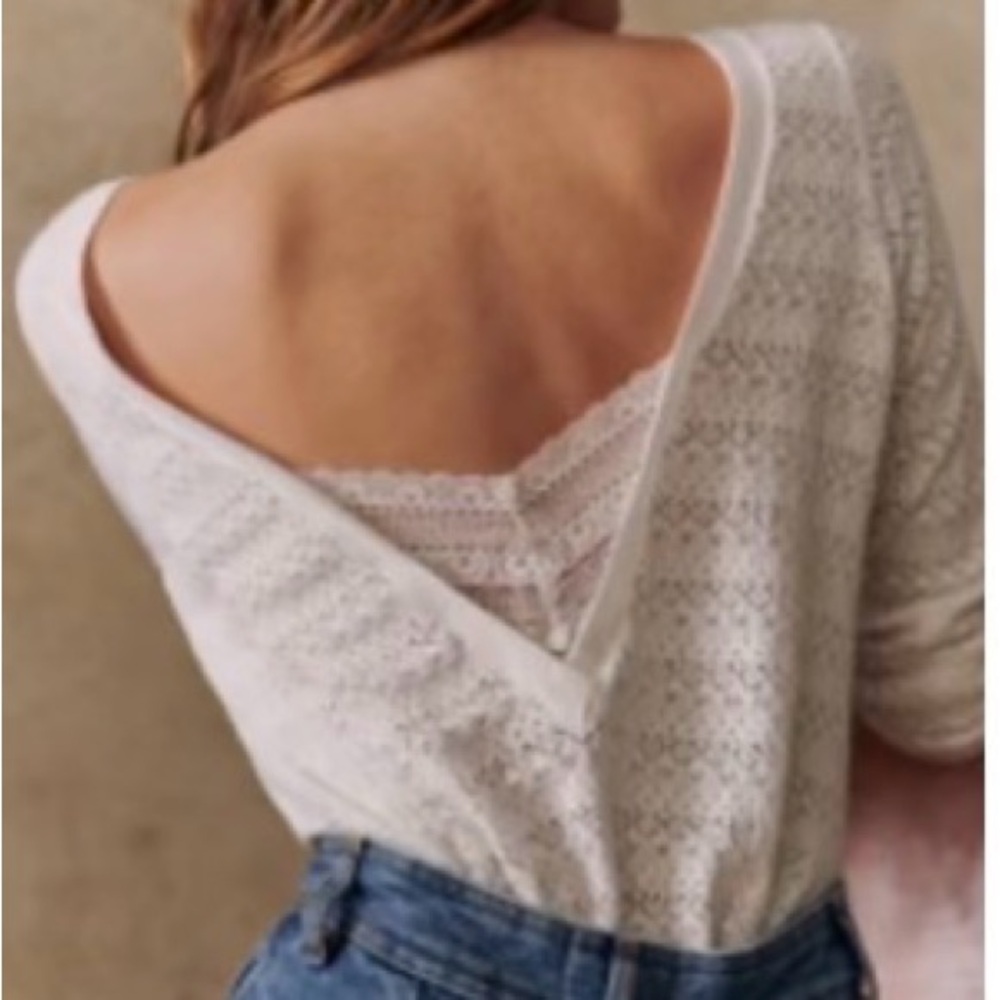 Sezane Gretha Jumper Écru. - Size M